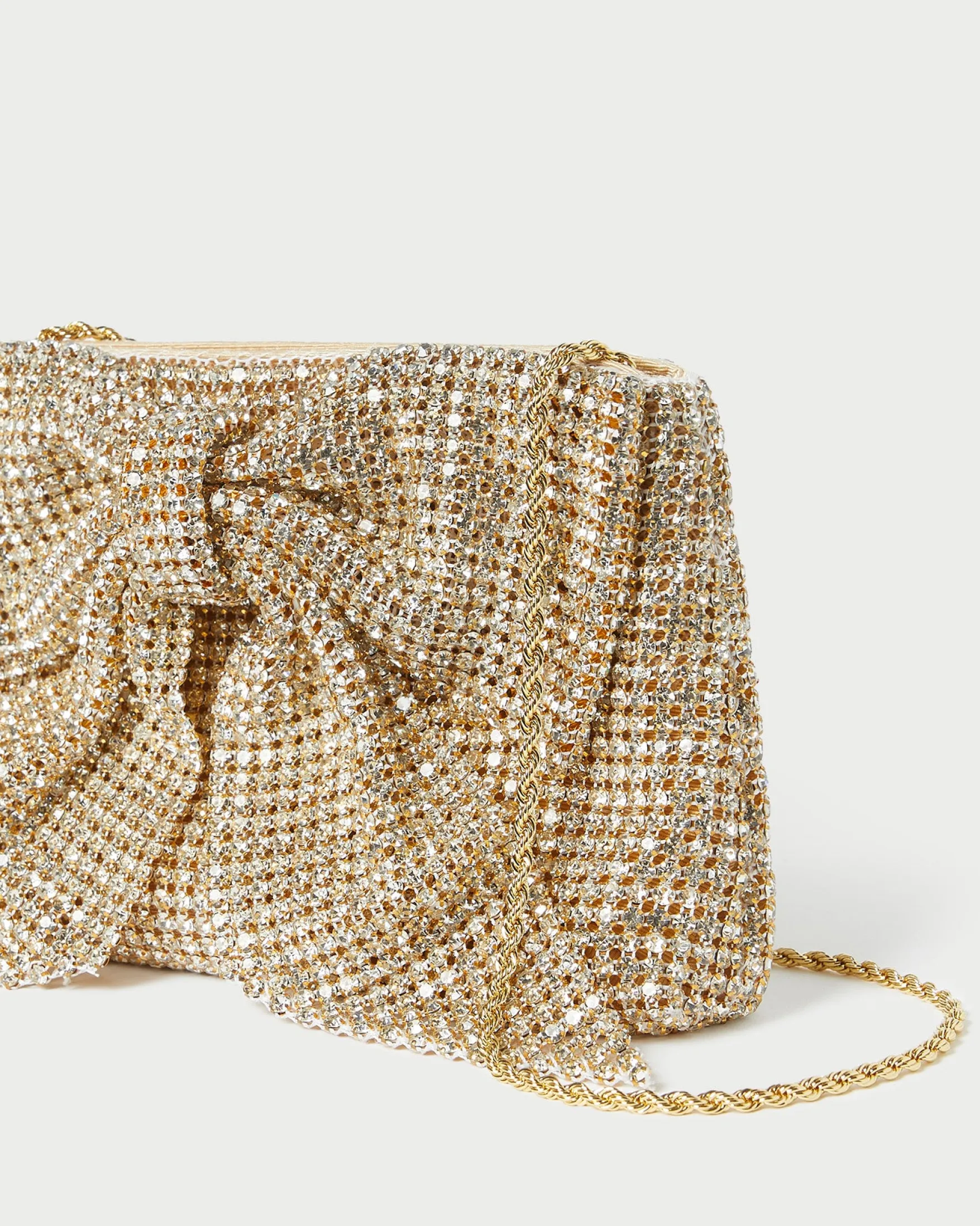 Sale Jolene Gold Diamanté Bow Clutch FOR THE BRIDE|Clutches