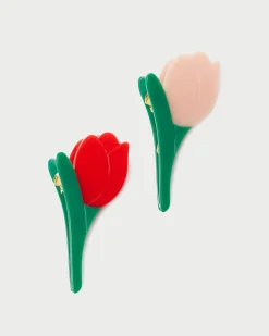 Juniper Multi Tulip Clip Set Casual Staples|Vacation Shop