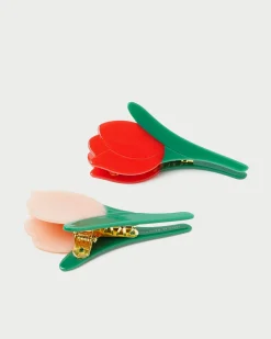 Juniper Multi Tulip Clip Set Casual Staples|Vacation Shop