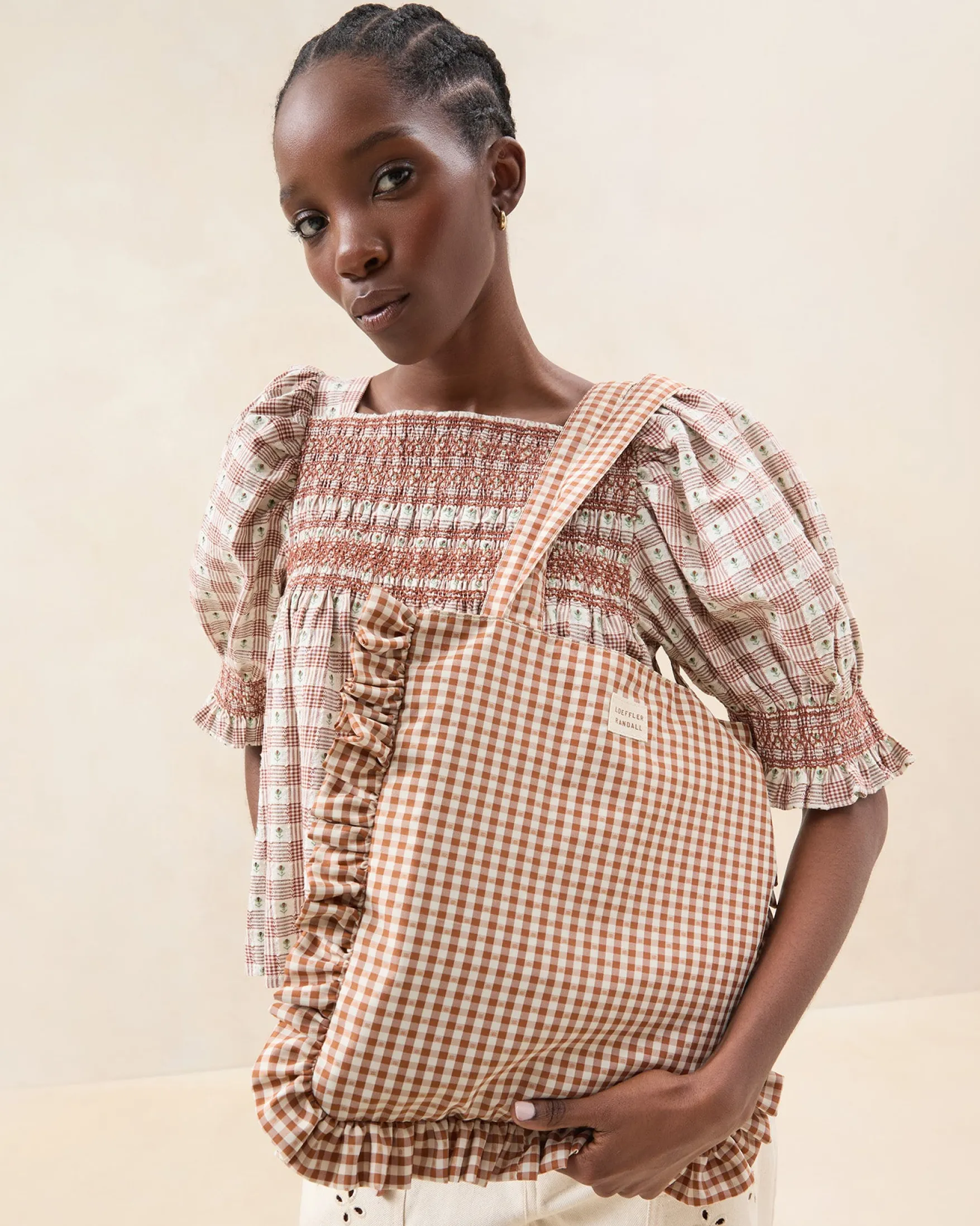 Sale Justine Ruffle Tote Totes