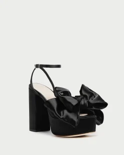 Online Kiki Satin Platform Sandal FOR THE BRIDE|Heeled Sandals
