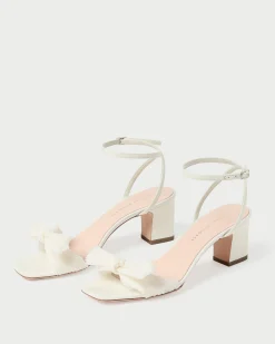Outlet Kimora Pleated Bow Heel Event Essentials|Heeled Sandals