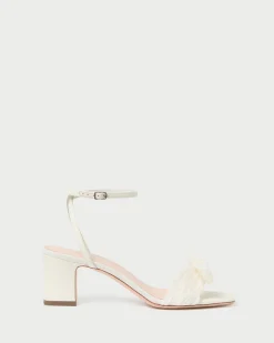 New Kimora Pleated Bow Heel Event Essentials|Heeled Sandals