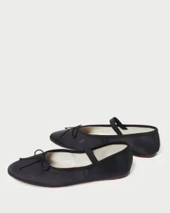 Clearance Leonie Chocolate Leather Flat Flats & Loafers