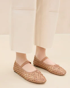 Clearance Leonie Chocolate Leather Flat Flats & Loafers