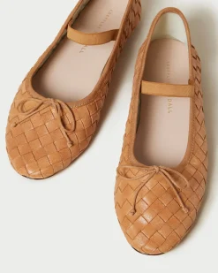 Clearance Leonie Chocolate Leather Flat Flats & Loafers