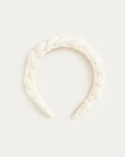 Lilac Pearl Braided Headband FOR THE BRIDE|Accessories
