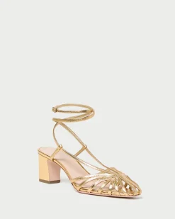 Online Livvy Pink Moiré Heeled Sandal FOR THE GUESTS|Heeled Sandals