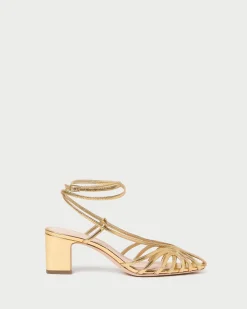 Online Livvy Pink Moiré Heeled Sandal FOR THE GUESTS|Heeled Sandals