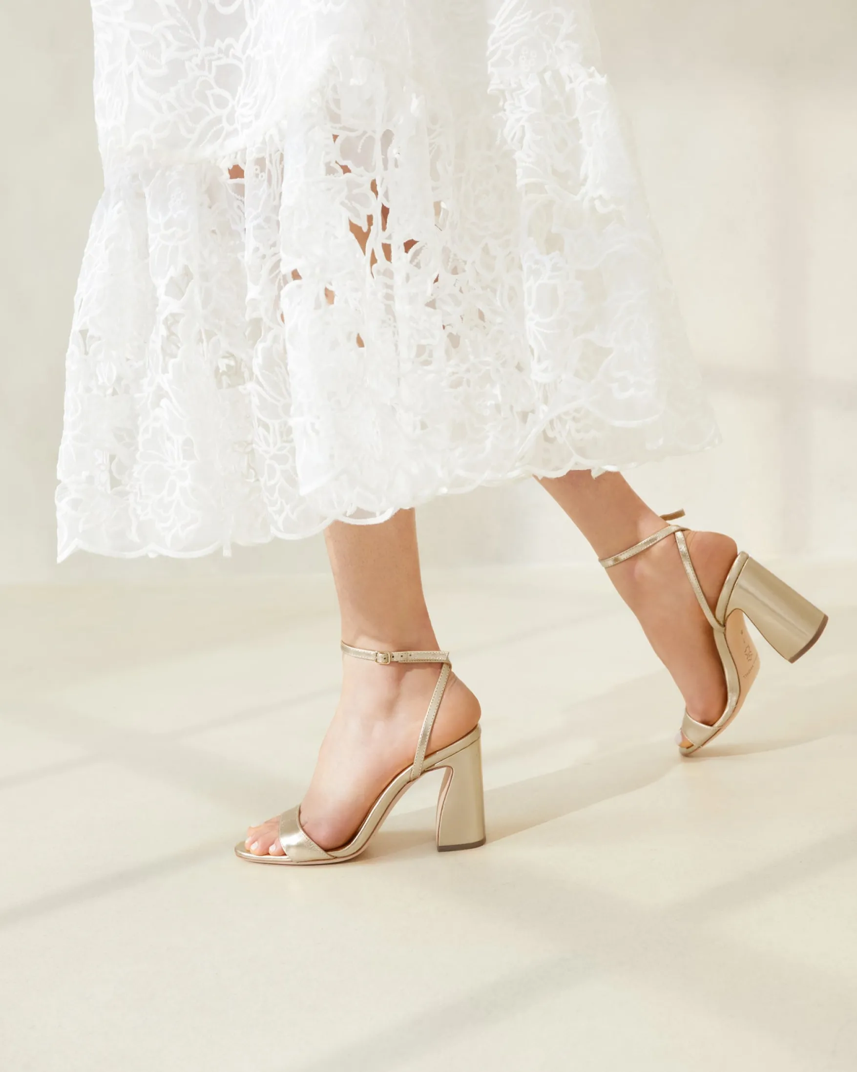Malia Curved-Heel Sandal FOR THE GUESTS|FOR THE BRIDE