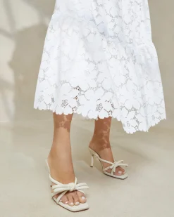 Discount Margi Bow Heel FOR THE BRIDE|Heeled Sandals