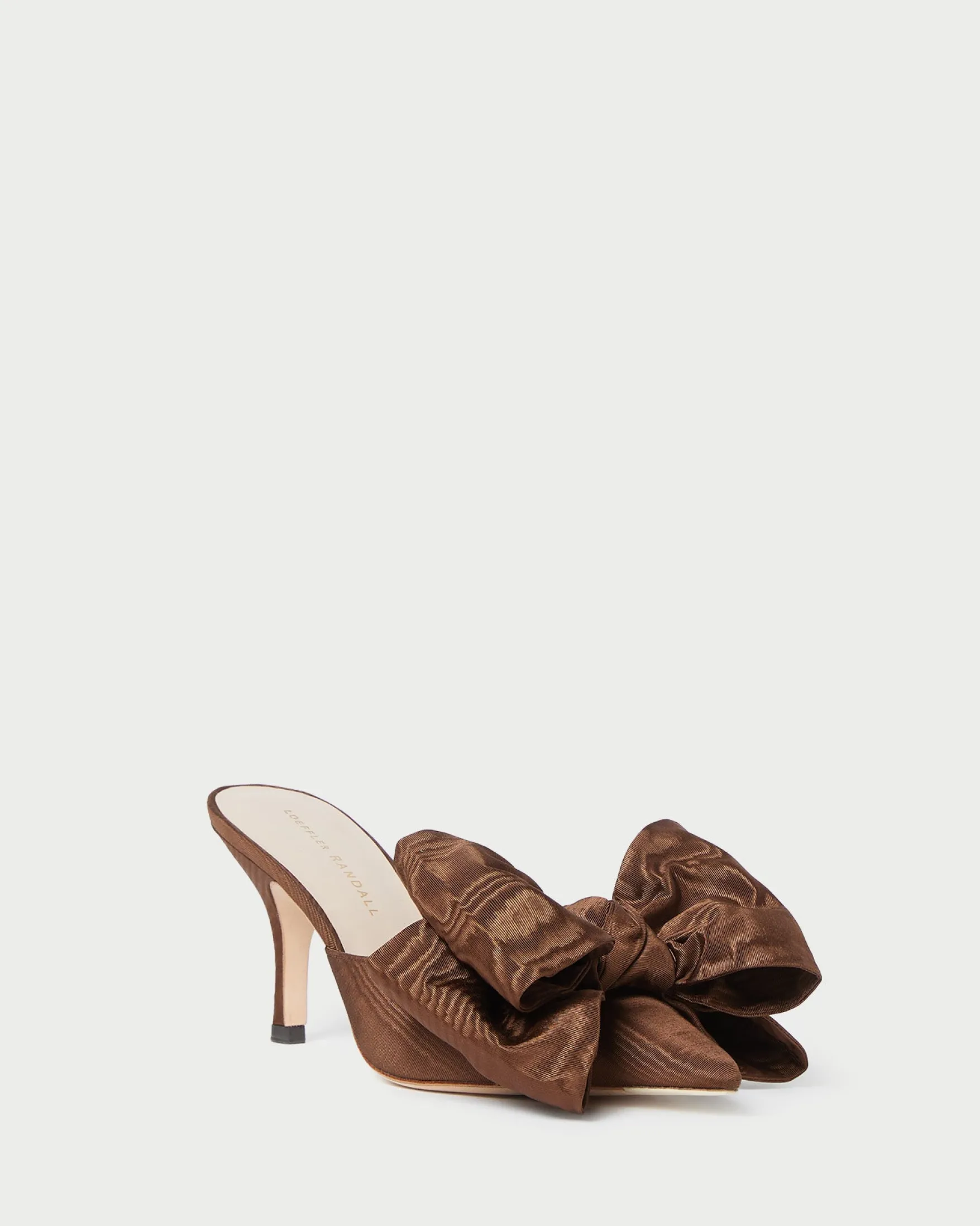 Online Margot Satin Bow Mule SOMETHING BLUE|FOR THE BRIDE