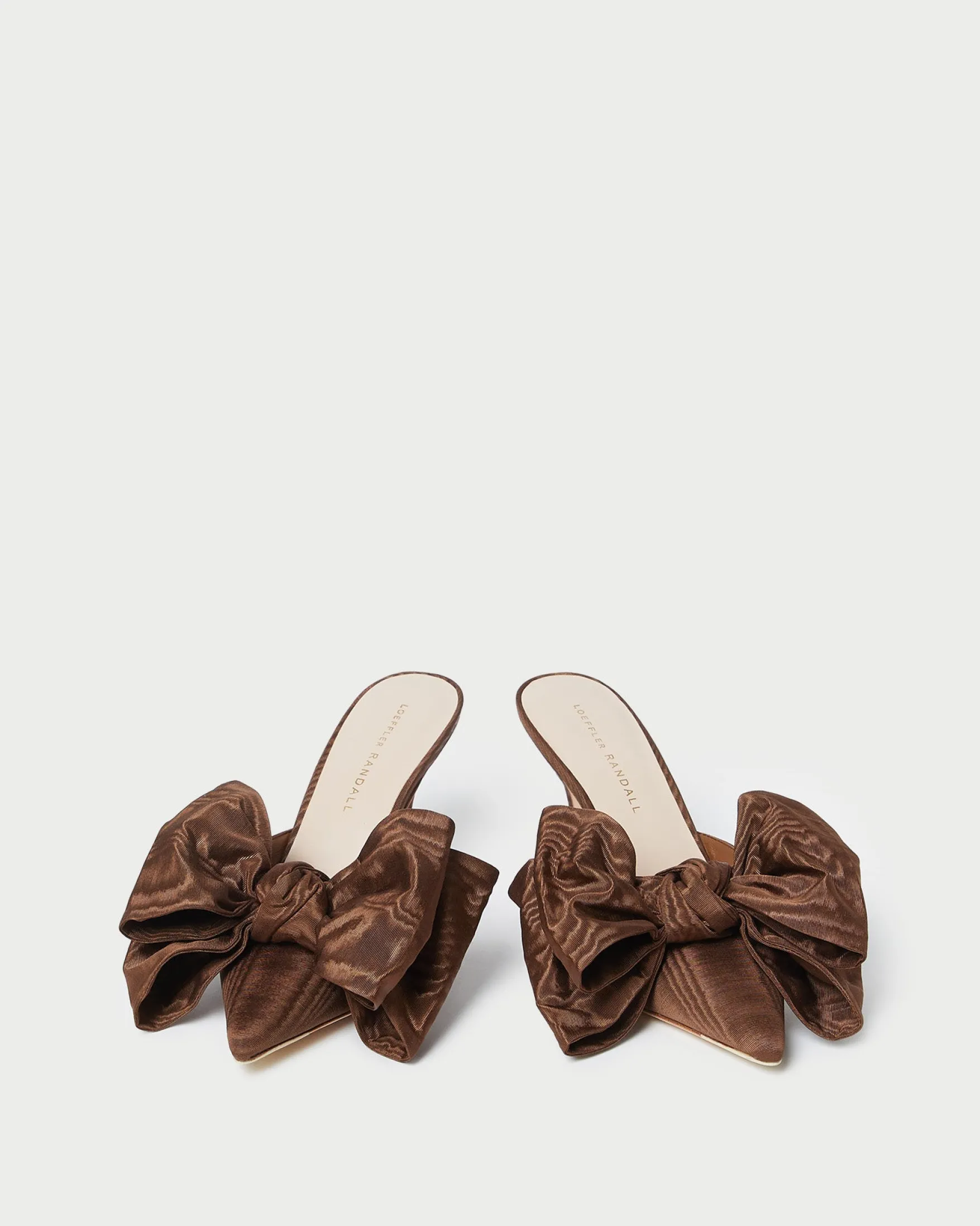 Online Margot Satin Bow Mule SOMETHING BLUE|FOR THE BRIDE