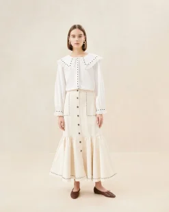 Discount Mateo Button-Front Skirt Casual Staples|Vacation Shop