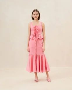 Discount Mateo Button-Front Skirt Casual Staples|Vacation Shop