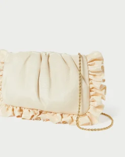 Discount Mavis Raffia Ruffle Clutch FOR THE GUESTS|FOR THE BRIDE