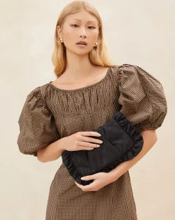 Discount Mavis Raffia Ruffle Clutch FOR THE GUESTS|FOR THE BRIDE