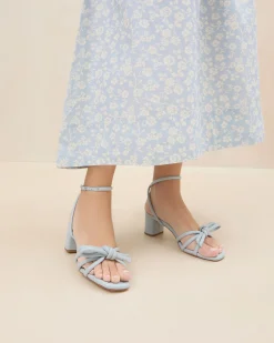 Discount Mikel Bow Mid-Heel Sandal FOR THE GUESTS|FOR THE BRIDE