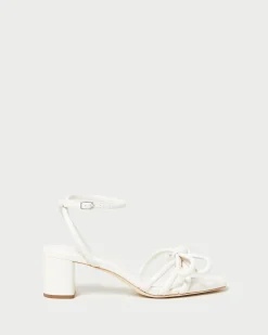 Sale Mikel Bow Mid-Heel Sandal SOMETHING BLUE|FOR THE BRIDE