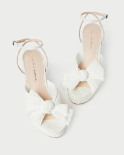 Outlet Natalia Platform Bow Heel FOR THE BRIDE|Heeled Sandals