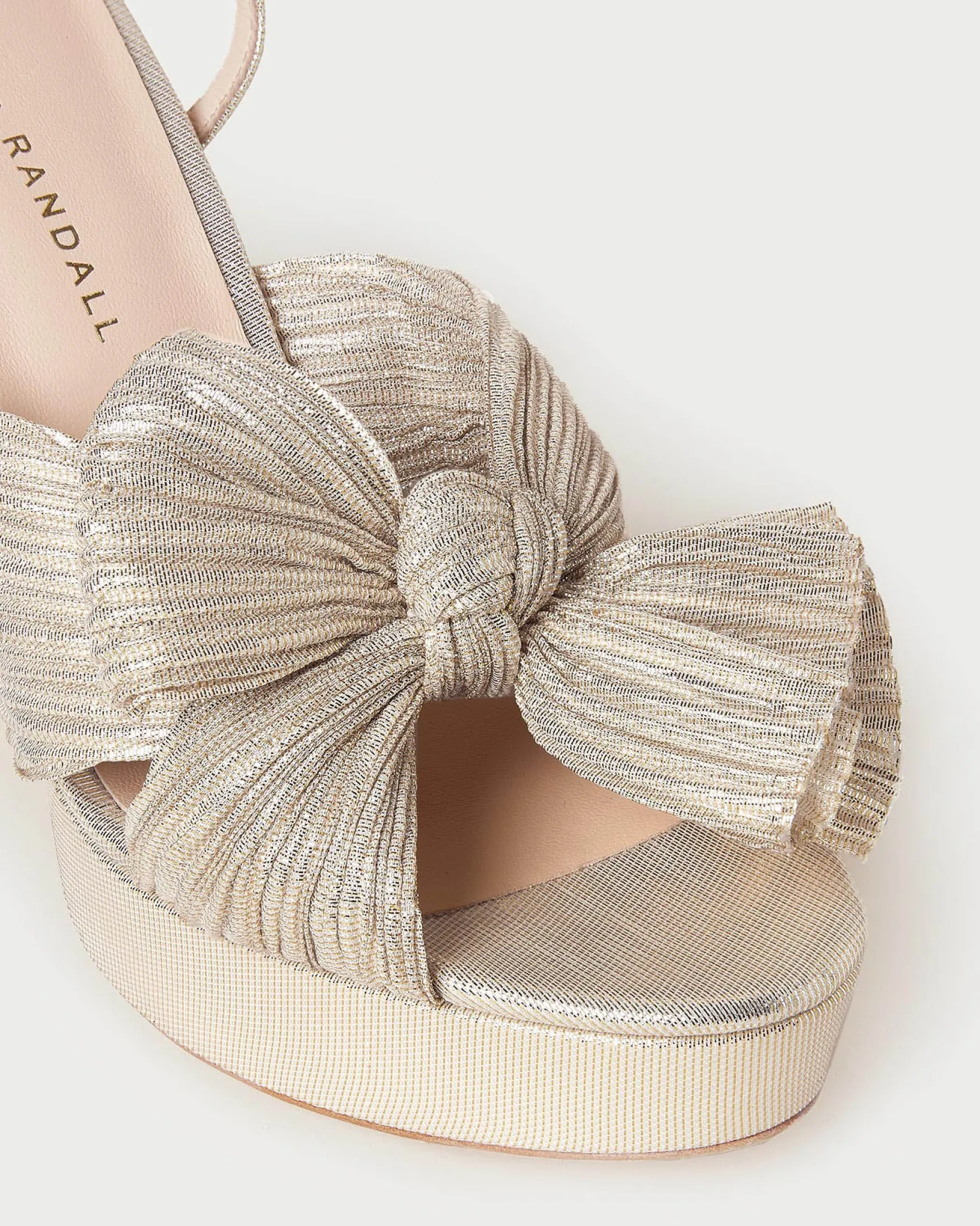 Sale Natalia Platform Bow Heel FOR THE GUESTS|FOR THE BRIDE