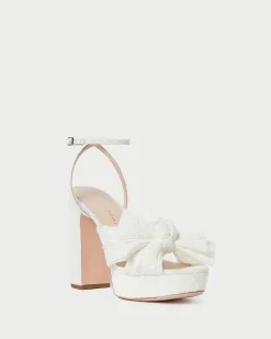 Sale Natalia Platform Bow Heel FOR THE GUESTS|FOR THE BRIDE