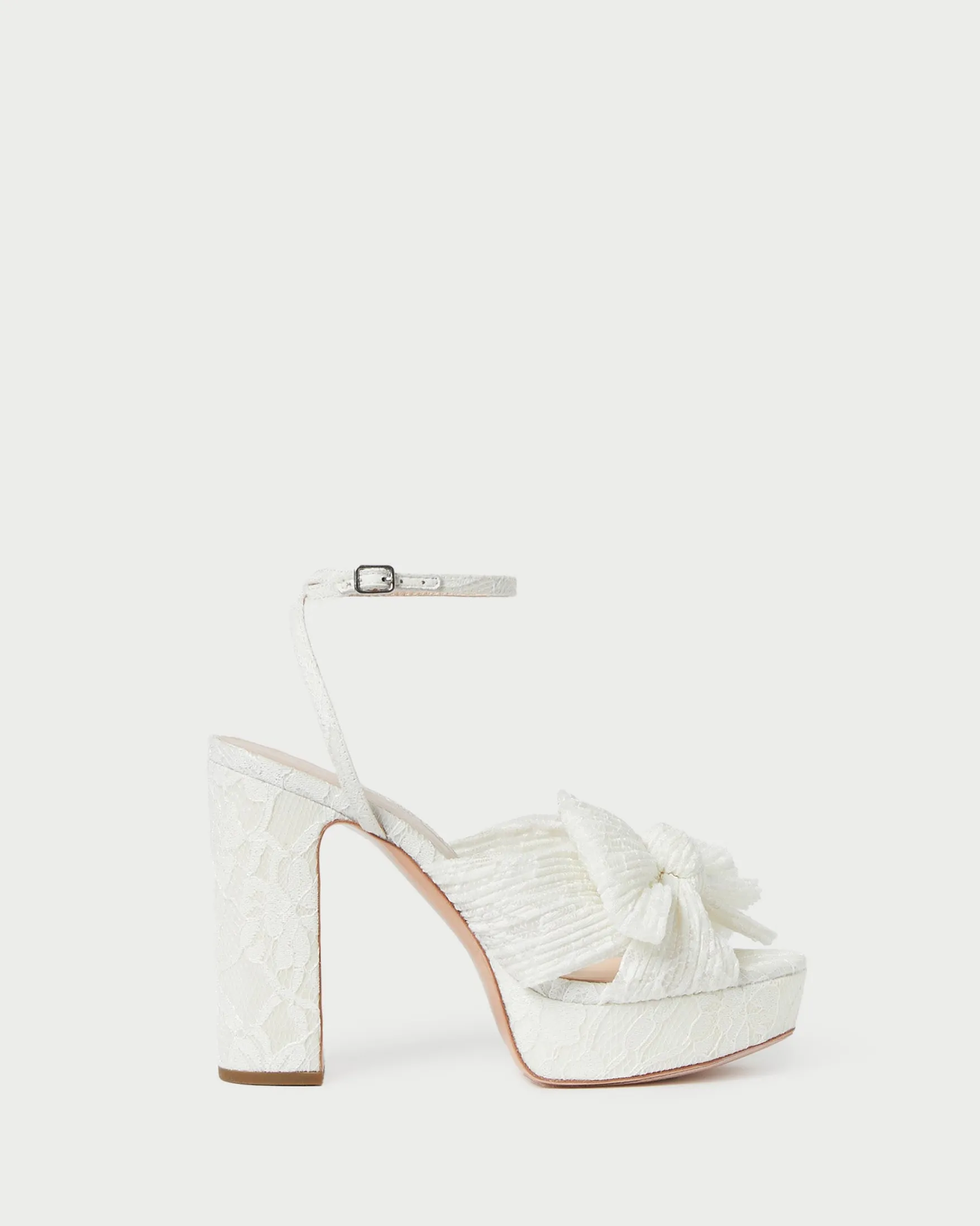 Sale Natalia Platform Bow Heel FOR THE GUESTS|FOR THE BRIDE