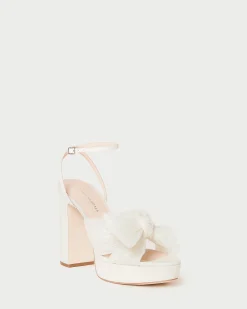 New Natalia Platform Bow Heel SOMETHING BLUE|FOR THE BRIDE