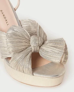 New Natalia Platform Bow Heel SOMETHING BLUE|FOR THE BRIDE