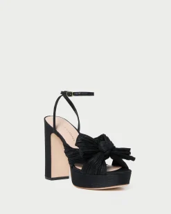 New Natalia Platform Bow Heel SOMETHING BLUE|FOR THE BRIDE