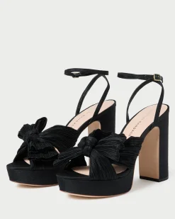 New Natalia Platform Bow Heel SOMETHING BLUE|FOR THE BRIDE