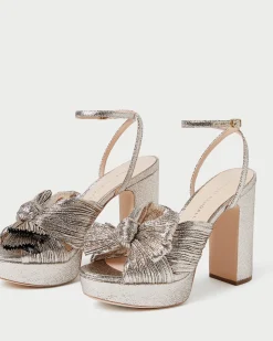 New Natalia Platform Bow Heel FOR THE BRIDE|Heeled Sandals
