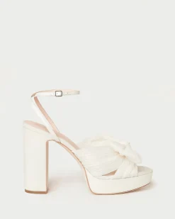 New Natalia Platform Bow Heel FOR THE BRIDE|Heeled Sandals