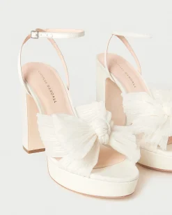 New Natalia Platform Bow Heel FOR THE BRIDE|Heeled Sandals