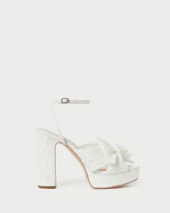 New Natalia Platform Bow Heel FOR THE BRIDE|Heeled Sandals