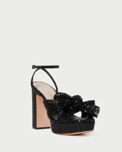 Best Natalia White Lace Bow Heel SOMETHING BLUE