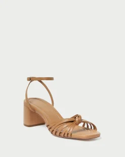 Hot Olivia Knot Mid-Heel Sandal FOR THE BRIDE|Event Essentials