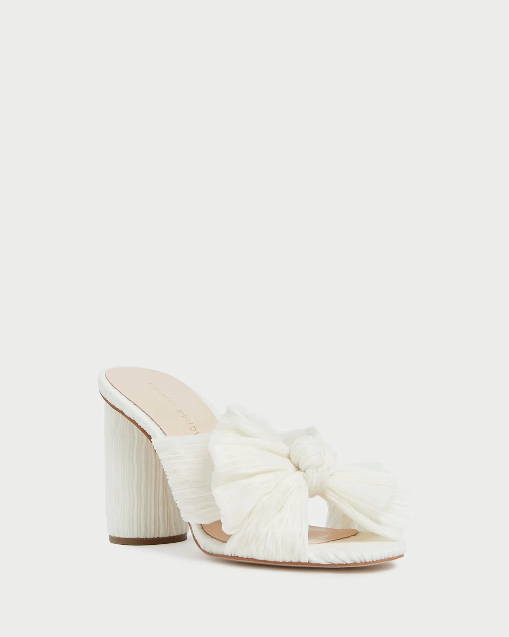 Sale Penny Pleated Bow Heel SOMETHING BLUE