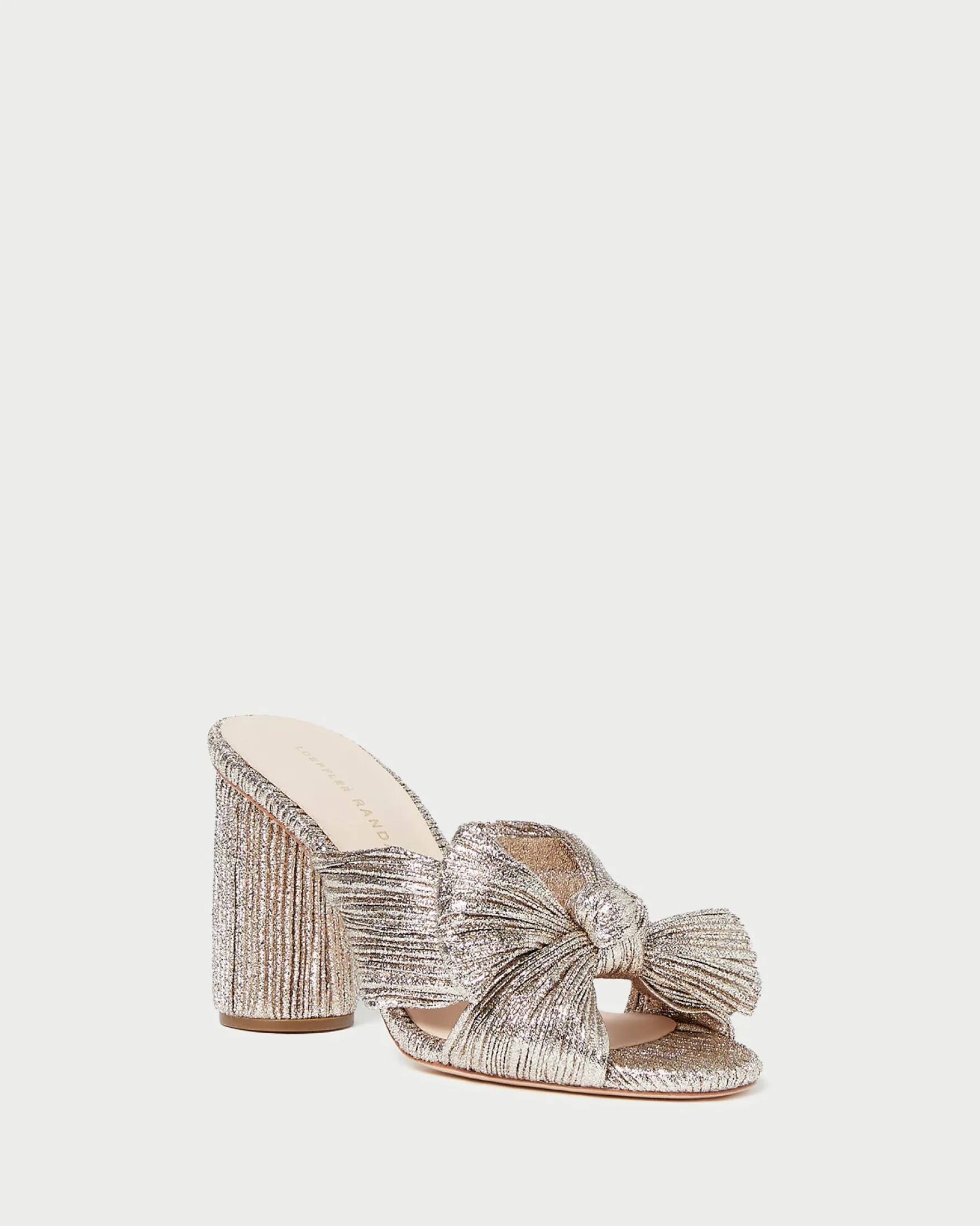 Sale Penny Pleated Bow Heel SOMETHING BLUE
