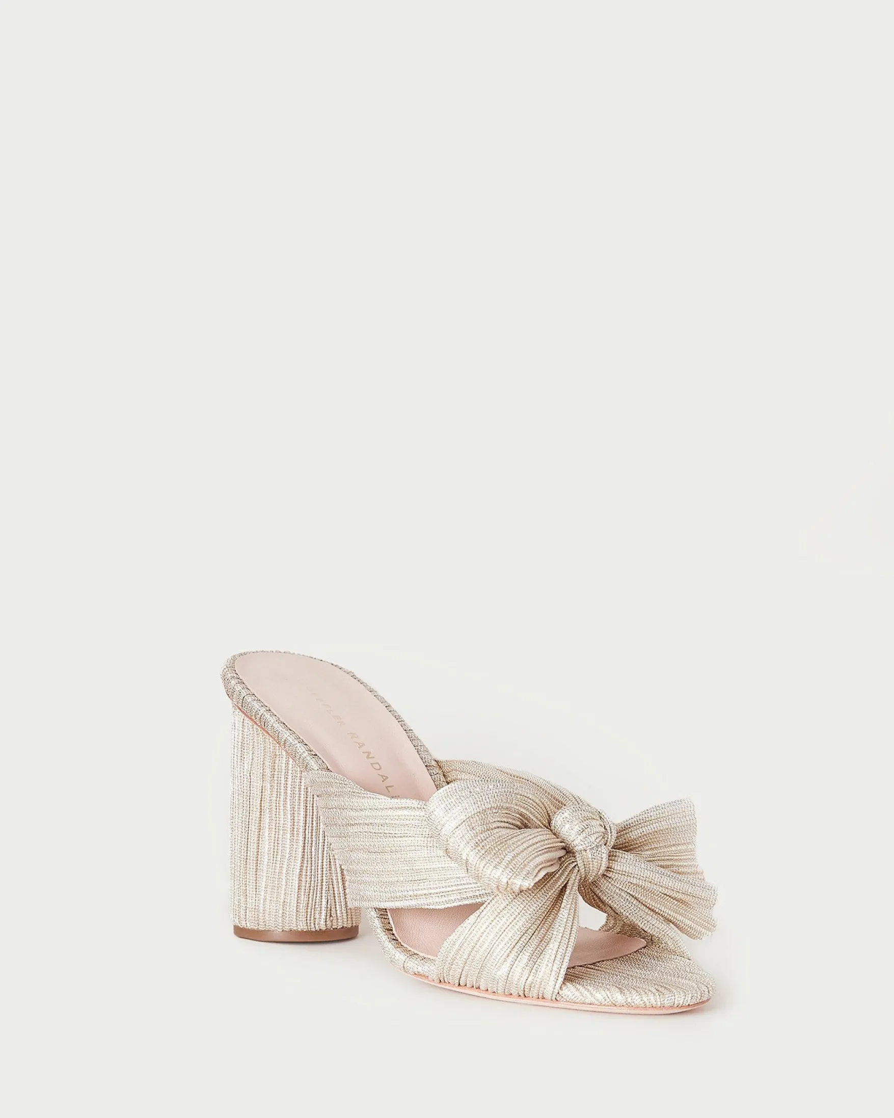 Sale Penny Pleated Bow Heel SOMETHING BLUE