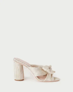Sale Penny Pleated Bow Heel SOMETHING BLUE