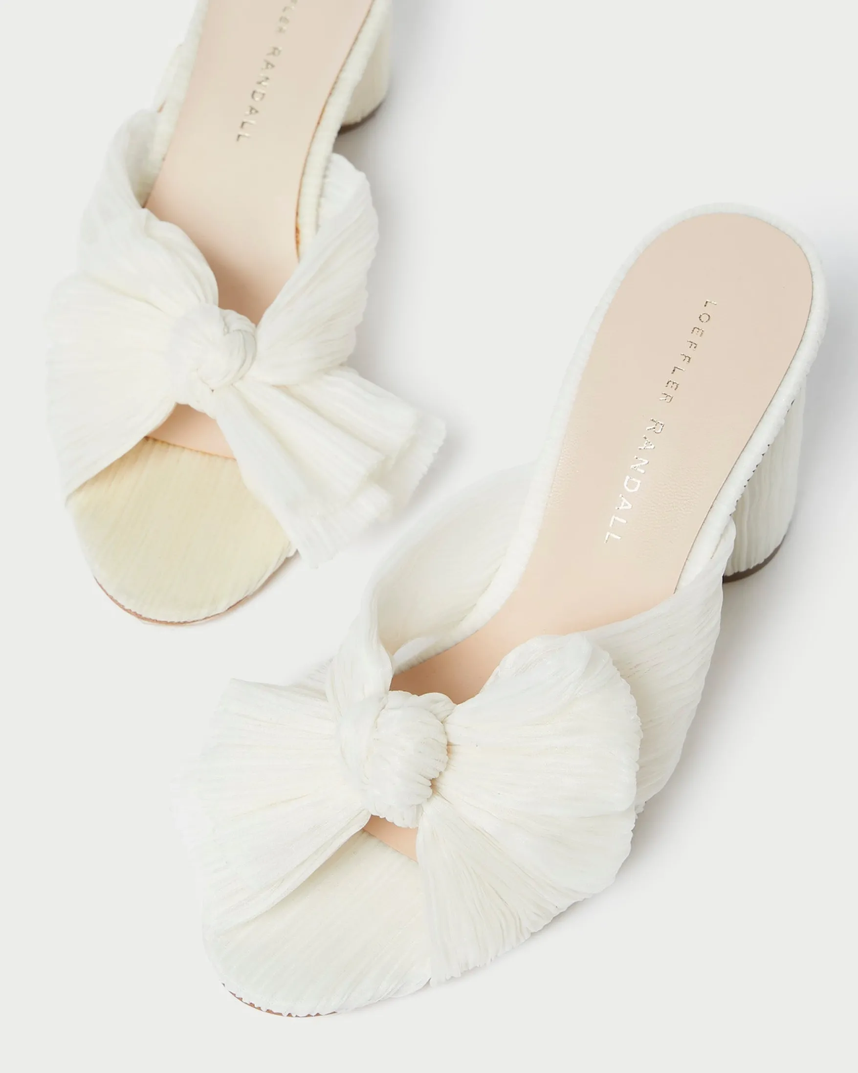 Sale Penny Pleated Bow Heel SOMETHING BLUE