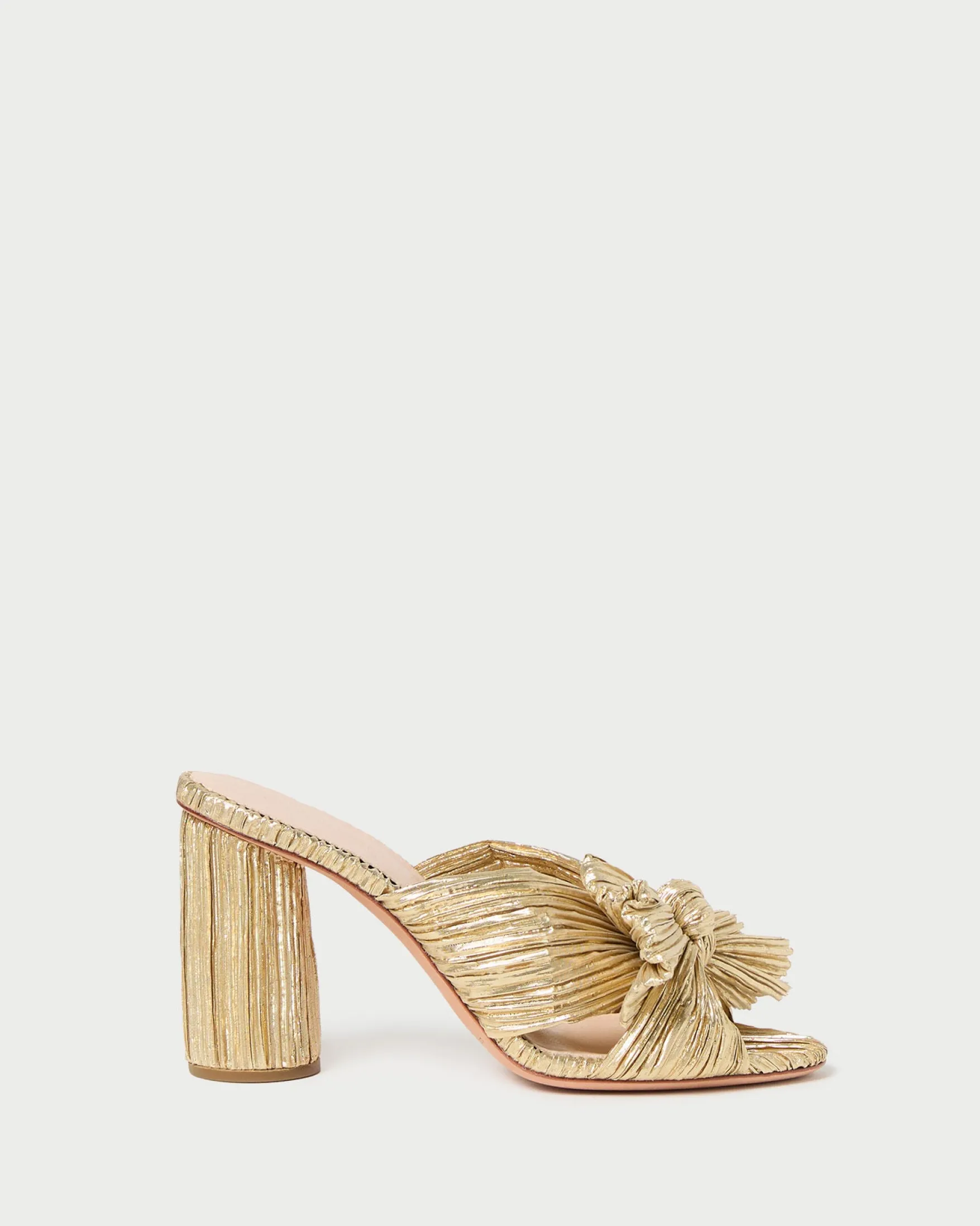 Sale Penny Pleated Bow Heel SOMETHING BLUE