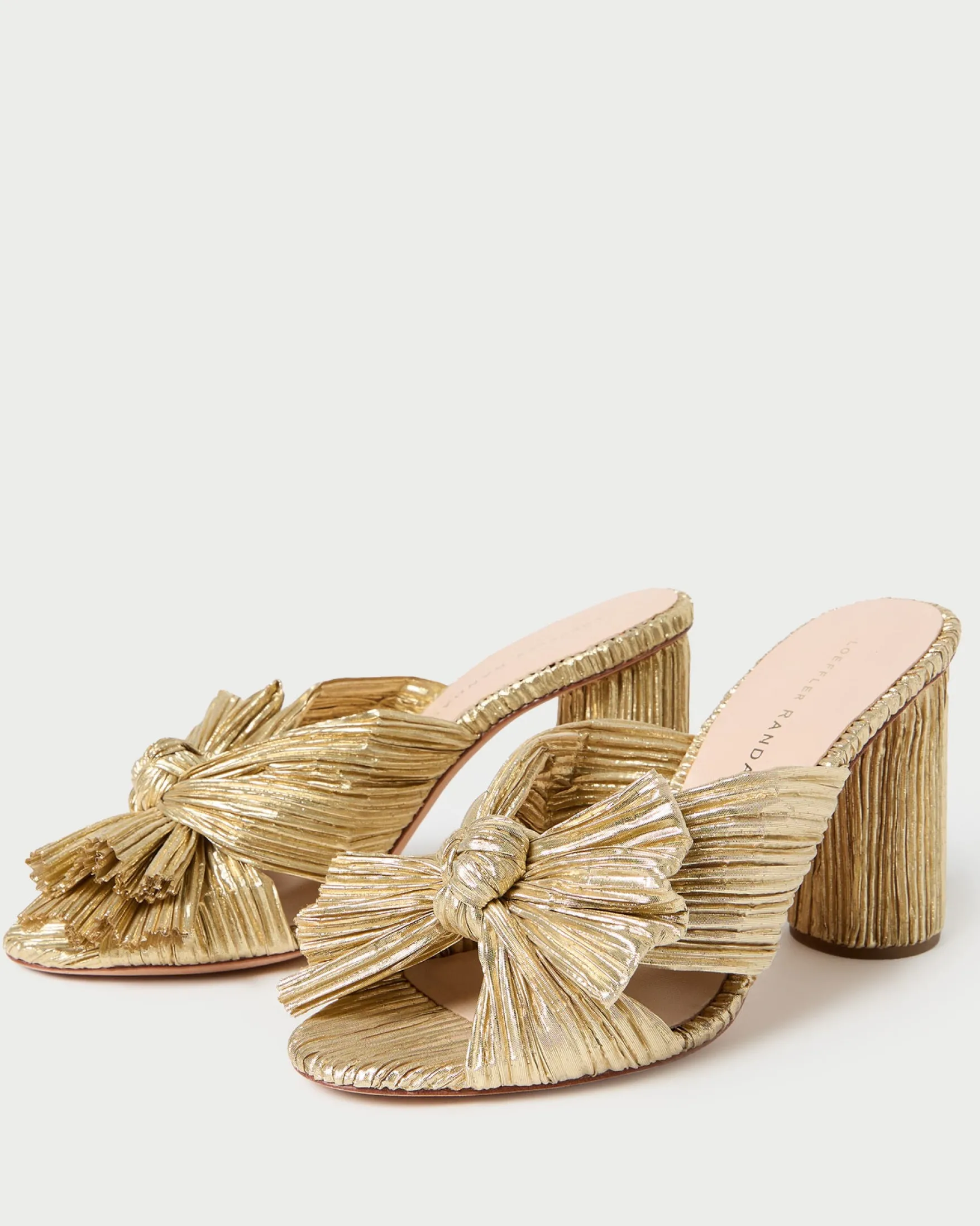 Sale Penny Pleated Bow Heel SOMETHING BLUE