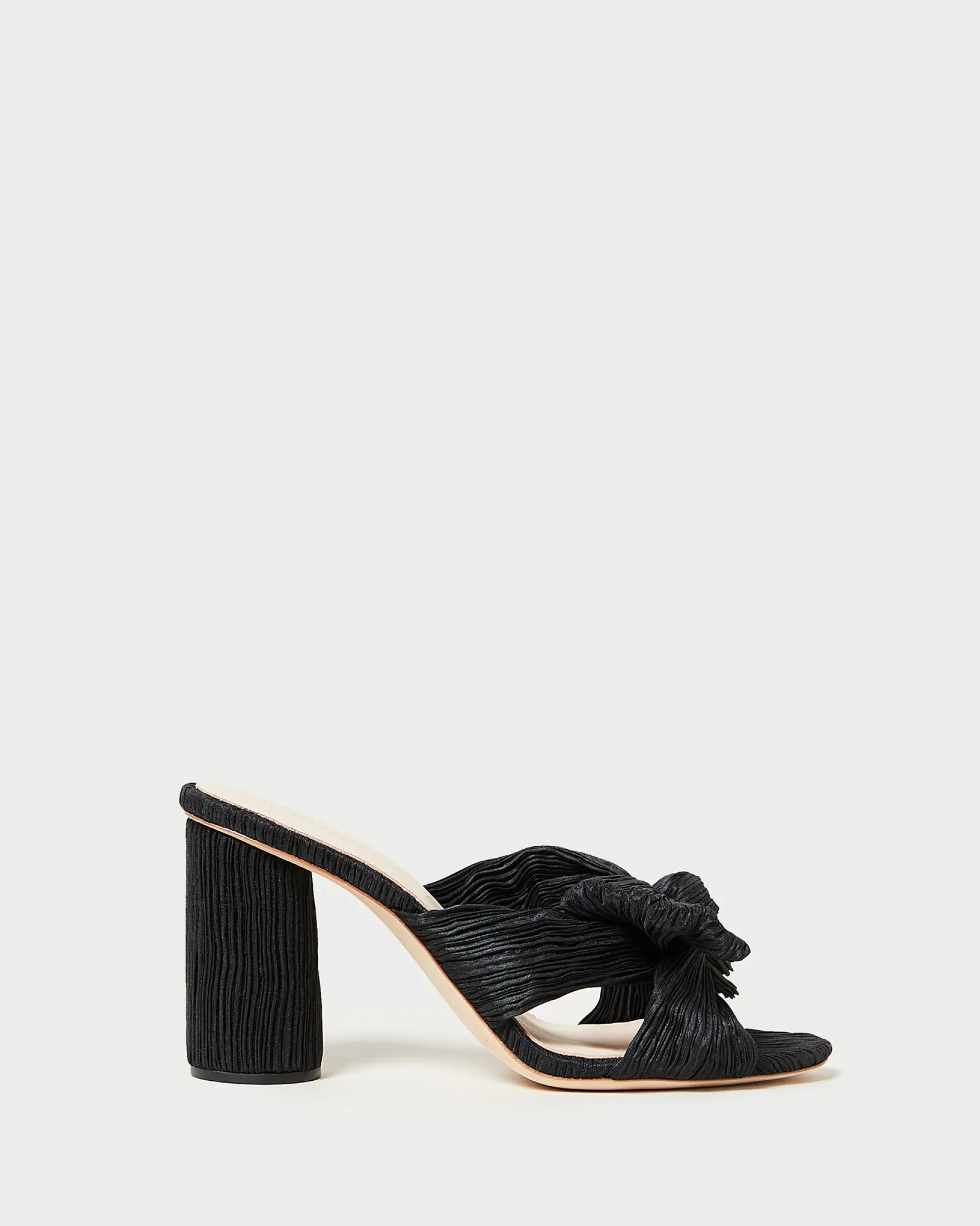 Sale Penny Pleated Bow Heel SOMETHING BLUE