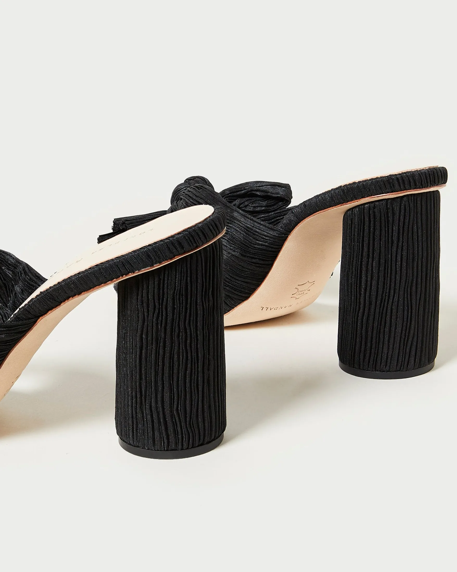 Sale Penny Pleated Bow Heel SOMETHING BLUE