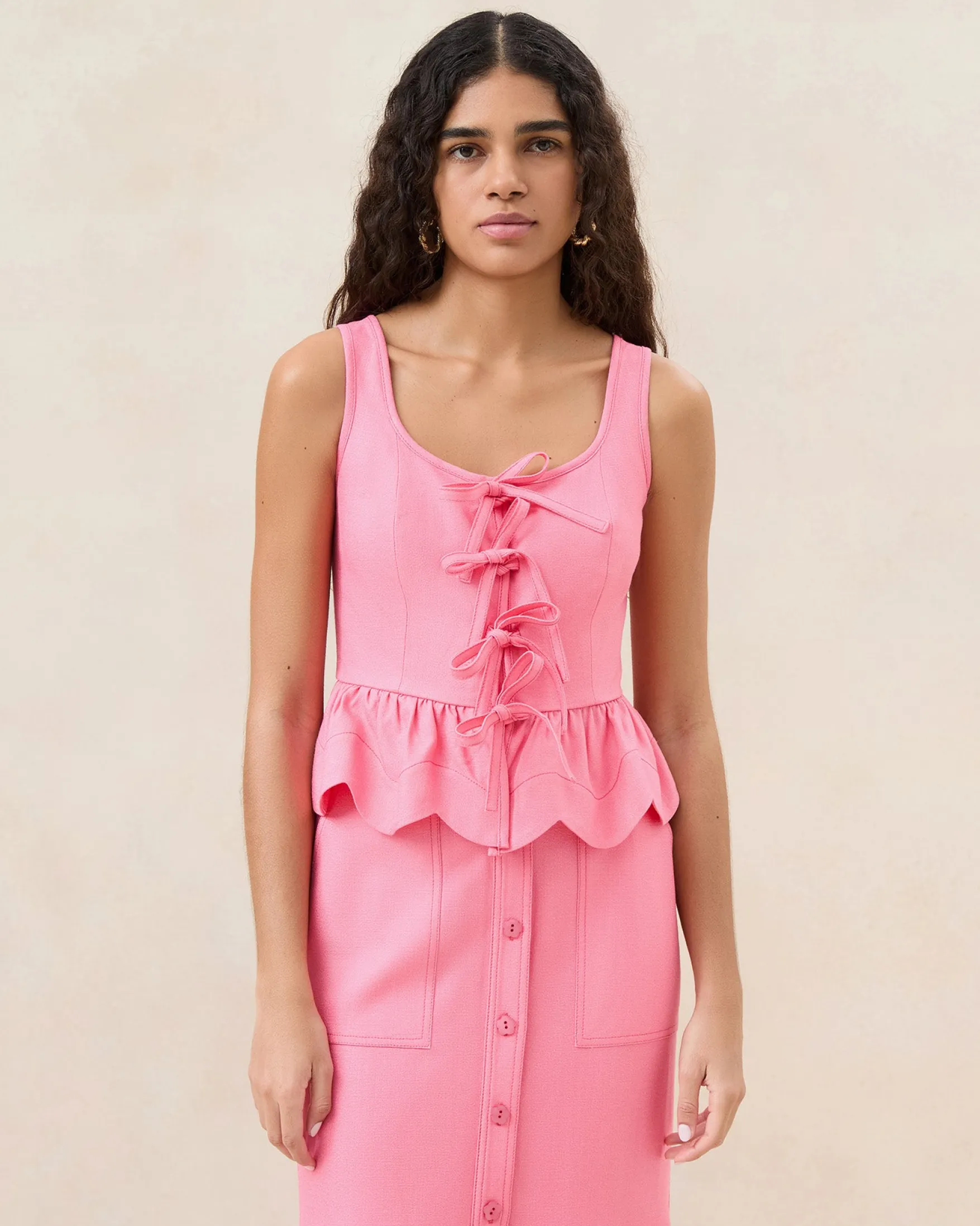 Online Pilar Ruffle Top Event Essentials|Vacation Shop