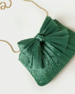 Hot Rayne Blue Floral Bow Clutch SOMETHING BLUE|FOR THE GUESTS
