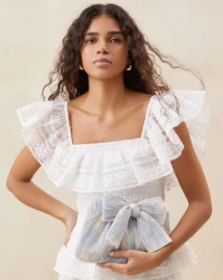 Clearance Rayne Bow Clutch FOR THE GUESTS|FOR THE BRIDE