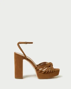 Clearance Rivka Knot Platform Sandal Heeled Sandals